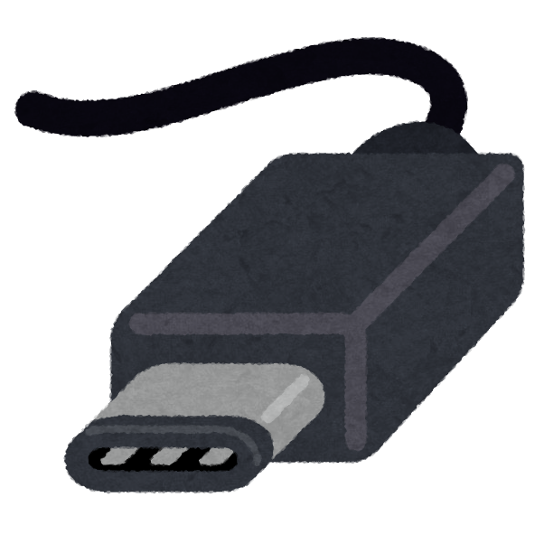 USB-Cのイラスト