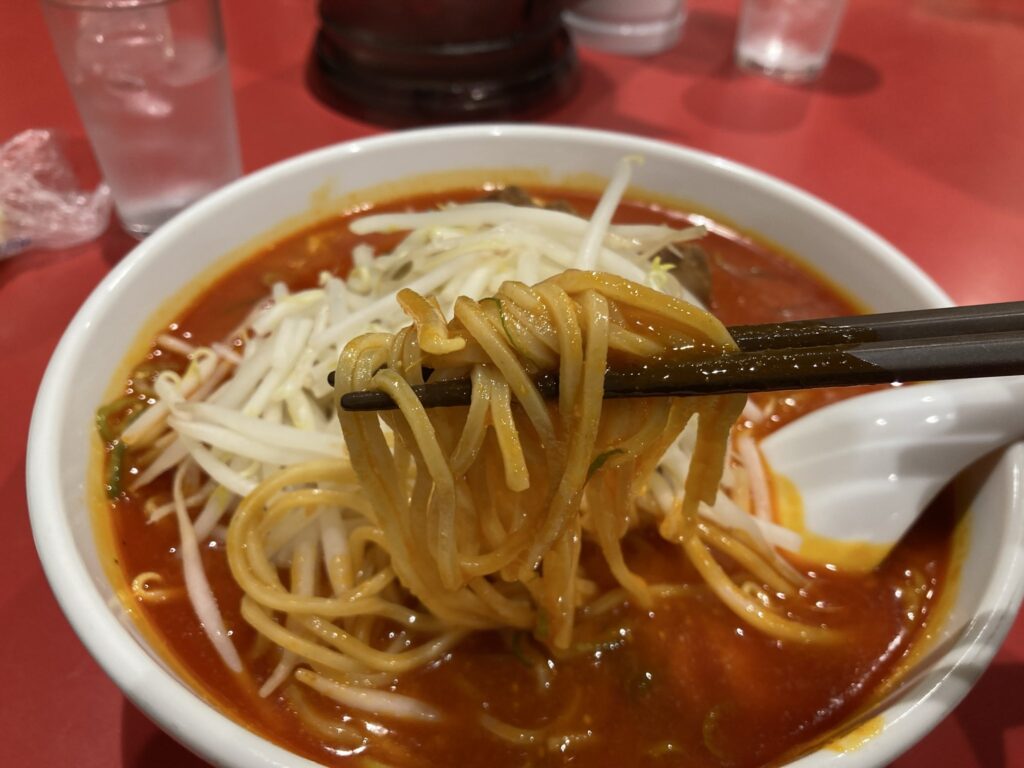 麺も美味しく大きなチャーシューともやしが特徴
