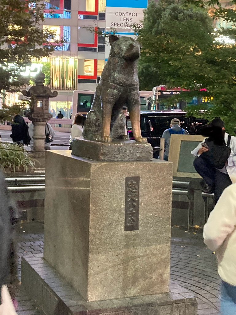渋谷の忠犬 ハチ公像です。