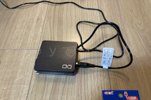 【金魚日和】モータ電源はモバイルバッテリーで駆動可能