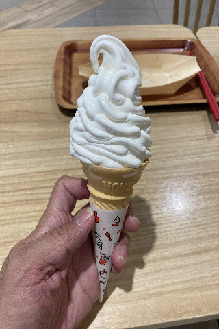 【たこ寿】寿がきやたこ焼き専門店_食後にソフトクリーム