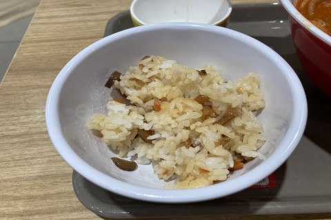 【寿がきや】スガキヤ限定メニュースガジローセットの五目ごはん