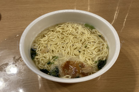 寿がきやラーメン濃い味_お湯を注いで5分経過