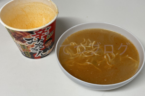 辛みそきん番外編_マルちゃん正麺ごま豆乳とコラボ