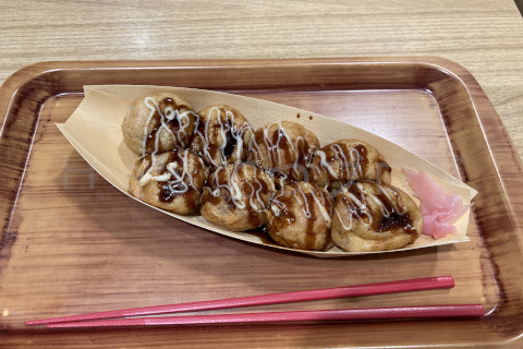 【たこ寿】たこやき甘辛しょうゆです