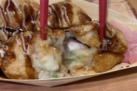 【たこ寿】たこやき甘辛しょうゆ_ふわとろのたこやき